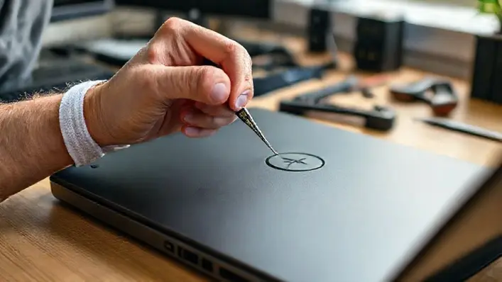 como abrir notebook dell