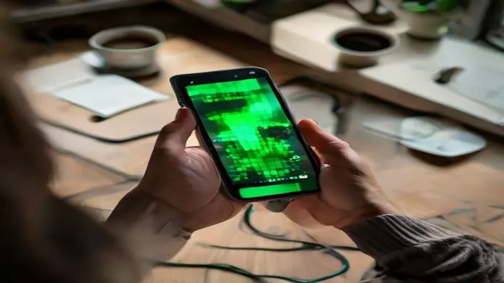tela verde ao reproduzir vídeos no celular samsung